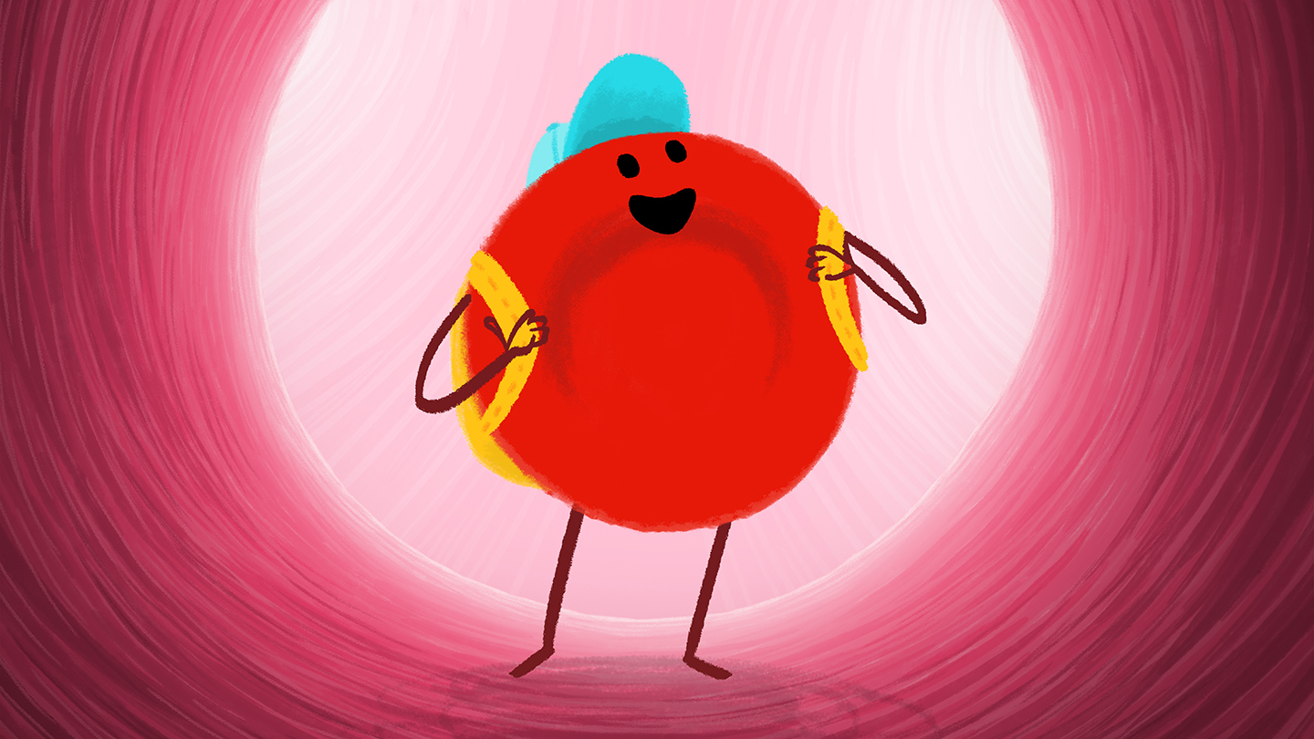 Red Blood Cell Cartoon