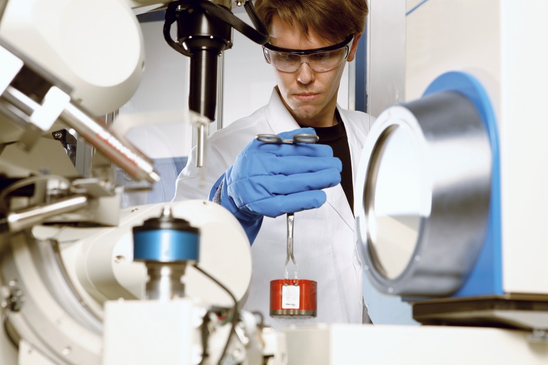 male scientist in laboratory